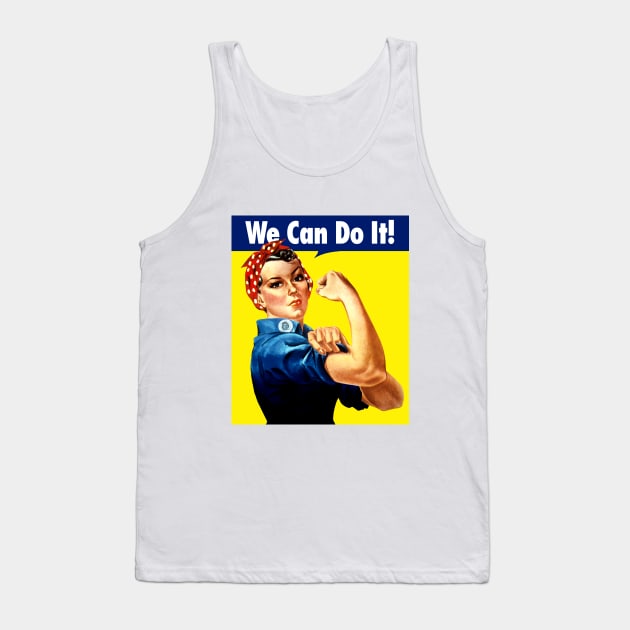 Rosie the Riveter: We Can Do It! Tank Top by Jarecrow 